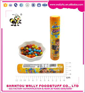 Caramelos de Chocolate con Frijoles PIPA Certificados Halal, Coloridos, Venta al por Mayor Directa de Fábrica, Paquete de Tubo de 8g, Snacks Novedosos para Importadores - Product Image 2