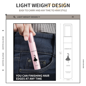 Bâton de coiffure non collant qui maintient instantanément le haut fixe les cheveux volants et apprivoise les franges fermement facile à utiliser - Product Image 5