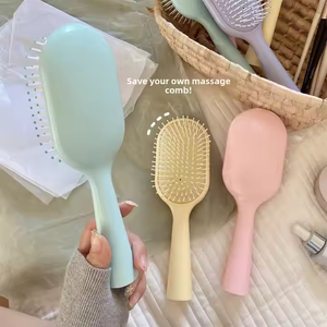 Bán buôn tùy chỉnh xách tay tóc xoăn bàn chải tốt nhất Detangling Bàn chải tóc với nhựa xử lý đối với phụ nữ sử dụng nhà làm sạch bàn chải - Product Image 4
