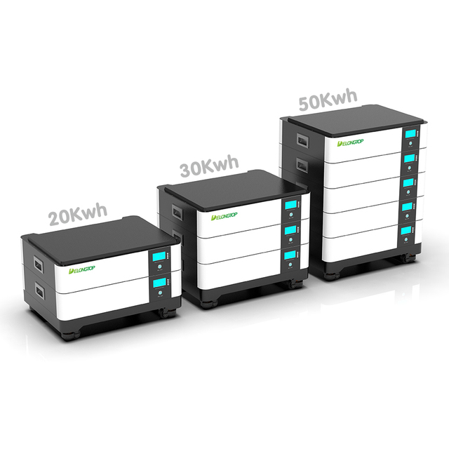 Rechargeable Lithium Ion Batteries 10KWH 20KWH 30KWH 40KWH 50KWH LiFePO4 Big Power Station for Solar Energy Storage System Use