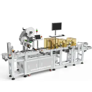 Labeling Machine With Good Price SKILT High Speed Cloth Hang Tag Labeling Machine Garment Tag Label Applicator With Camera Inspection