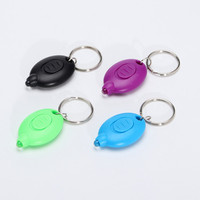 Populaire personnalisé 365 ~ 400nm longueur d'onde et couleur Mini LED Blacklight Troch porte-clés lampe de poche ultraviolette UV porte-clés lumière