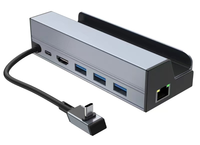 Station d'accueil Steam Deck 6 en 1 Steam Deck Rog Ally Station d'accueil Stand 3 * USB 3.0 HDTV 4K60Hz Gigabit Ethernet PD 100W Hub