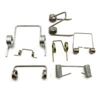 Ressort de torsion à double spirale personnalisé en acier inoxydable, laiton, cuivre, caoutchouc, fil de piano, usage industriel pour serrure de porte