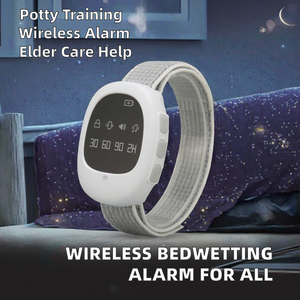 เครื่องเตือนการปัสสาวะบนที่นอนแบบไร้สายสำหรับผู้ใหญ่และผู้สูงอายุ พร้อมสายรัดข้อมือเซ็นเซอร์ฝึกการขับถ่าย ควบคุมด้วยระบบอิเล็กทรอนิกส์ - Product Image 2