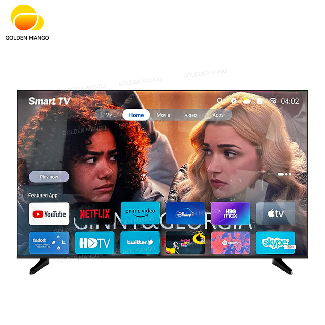 2026 New Design 4K LED Smart TV 32 43 55 65 75 85 Inch Android 14 Customizable Television