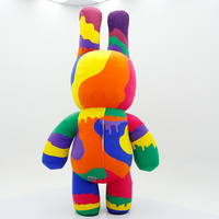 Costume de mascotte ours coloré nouveau lapin Cool gonflable pour Halloween célébration fête scène âne abeille King Kong dessin animé