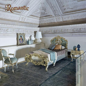 Letto per Bambini in Legno Massello di Lusso Europeo, Stile Classico Reale, Fatto a Mano, Comodo, Ecologico e Durevole per Camera da Letto e Hotel - Product Image 2