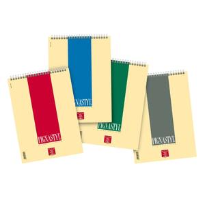 PIGNA - Blocco a Spirale PIGNASTYL 60 Fogli Quadrati Assortiti A6 - Product Image 1