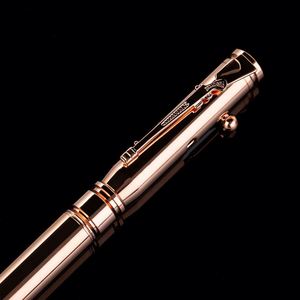 Stylo tactique à mécanisme à bille personnalisable - Stylo à bille en métal gravé avec logo, idée cadeau promotionnel - Product Image 2