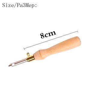 Pluma de bordado con mango de madera, agujas de perforación ajustables, herramientas de tejido para manualidades Diy - Product Image 5