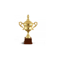 Trophée personnalisé en métal imprimé UV artisanat trophée de coupe nouveau bronze doré fer laiton sport Logo modèle Souvenirs