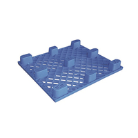 Palette en plastique industrielle 100% HDPE vierge, Euro-palette 1200x1000mm, légère, empilable, pour usage en entrepôt