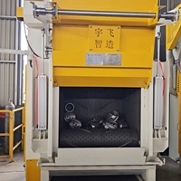 Machine de sablage à bande rotative YuFei, prix usine, composants essentiels : moteur, pompe, boîte de vitesses, ébavurage automatique