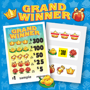 Biglietti a Gratta e Vinci Istantanei Personalizzati con Motivi per Giochi da Casinò, Campioni Gratuiti, 100% Confidenziali - Product Image 6
