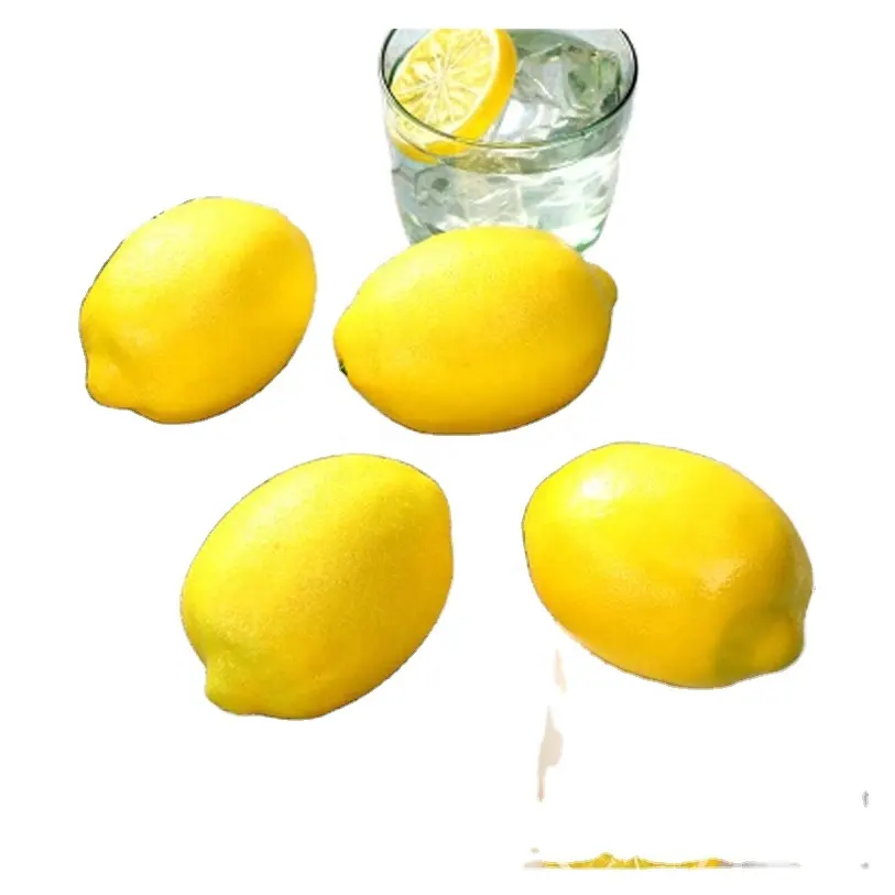 Decorative Lemons Plastic Artifical Fruit for display