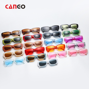 Высококачественные квадратные маленькие прямоугольные модные очки для вождения с логотипом на заказ, Uv400, винтажные пластиковые маленькие солнцезащитные очки на заказ - Product Image 1