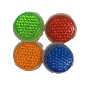 Mini matériau réfléchissant coloré à 30 grains, en plastique, pour signalisation, 4 couleurs mélangées - Product Image 3