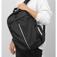 Sac à dos pour ordinateur portable imperméable avec logo personnalisé, vente en gros d'usine, idéal pour les voyages d'affaires et la randonnée, avec port USB