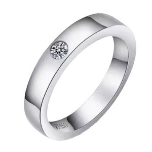 Joias de Prata Esterlina 925 para Casal com Moissanite, ODM OEM de Fábrica, para Noivado, Casamento, Aniversário e Presente de Aniversário - Product Image 4