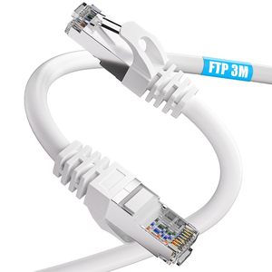 Câble Ethernet Cat6 RJ45, câble réseau LAN, câble de raccordement, vitesse rapide, routeur vers PC, nouveau lot CAT6 STP FTP, gaine en PVC, 1-30m - Product Image 1