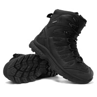 Chaussures de Randonnée Hautes Tactiques d'Extérieur pour Hommes Bottes du Désert Antidérapantes Résistantes à l'Abrasion pour l'Hiver Quatre Saisons