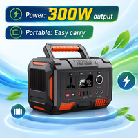 Estación de Energía Portátil Avanzada de 300W 270Wh 72800mAh, Generador Solar para Iluminación de Puestos de Mercado Nocturno OVO-A3E