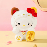 Figurines en vinyle pop de dessins animés Sanrio authentiques, série de poupées porte-bonheur, porte-clés en peluche, boîte mystère
