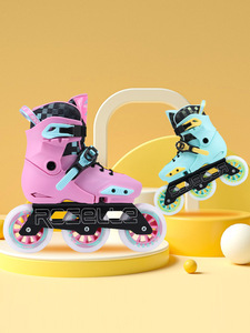 Patins à roulettes réglables professionnels EACHkids pour garçons et filles, avec fonctions lumineuses, chaussures de patinage pour enfants débutants YQ - Product Image 3