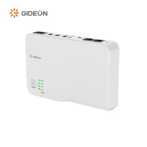 Mini DC UPS con batería de iones de litio 10400mAh DC fuente de alimentación WIFI enrutador y módem UPS 5V 9V 12V con POE 15V 24V para redes