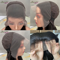 Fábrica de pelucas de alta calidad en China, pelucas rizadas de lujo con doble estiramiento frontal de encaje de cabello humano, pelucas de cabello humano rizado de lujo para mujer