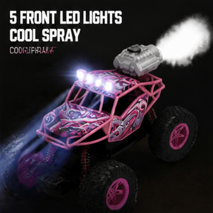 Voiture RC en métal 1:20, véhicule tout-terrain 5 canaux avec pulvérisation et lumières LED, camion télécommandé pour enfants - Product Image 1