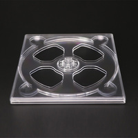 WEISHENG Étui CD/DVD personnalisé en plastique transparent pour un seul disque, avec étui Digipak à coller, pour CD/DVD, plateaux Digipak simples ou doubles