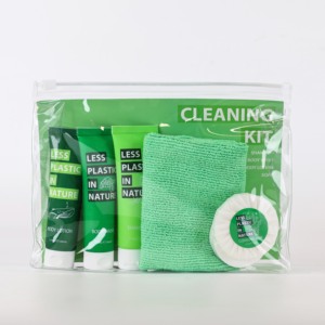 Serviette d'hygiène tout-en-un et kit de nettoyage de <span class=keywords><strong>cuisine</strong></span> pour hôtels, locations de vacances, voyages et usage domestique - Product Image 2