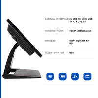 Terminal de point de vente tactile de bureau pour café, bar, restaurant, magasin de détail, supermarché, caisse, comptoir de caisse, Windows 10