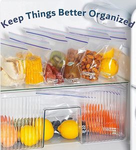 Odor Proof Food Storage <b>Bags</b>-12x20 Inch Silk Screen Printed PE Material Backpacking Reusable Waterproof Double <b>Zip</b> Moisture - Product Image 4