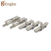 Ensemble de verrouillage de porte coulissante multi-points, 10 pièces de serrure de bonne stabilité, accessoires de verrouillage, point et plaque pour porte coulissante lourde, SUS304