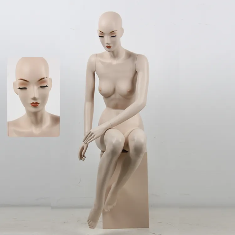 Fabriek Groothandel Vrouw Full Body Zitten Vrouwelijke Mannequin Display Model