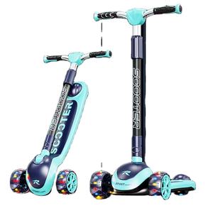 Vendita calda 3 ruote per bambini Scooter triciclo resistente in alluminio acciaio con manubrio pieghevole per 3-8 anni - Product Image 1