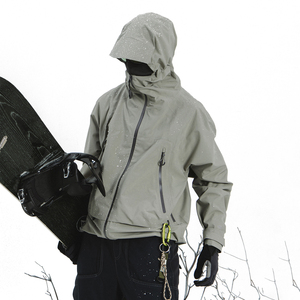 Giacca Impermeabile da Uomo di Alta Qualità, Leggera, Primaverile, Stile Cargo, per Escursionismo e Safari, con Zip e Antivento - Product Image 1