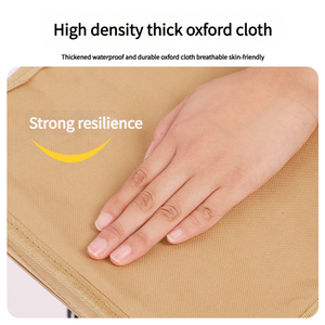 Chaise de pêche et de pique-nique portable ultra-légère et compacte en acier pliable avec sac à fermeture éclair pour la randonnée et le petit camping - Product Image 3