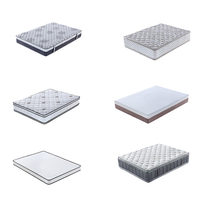 Enru – matelas de lit à ressorts en tissus tricotés de 11 pouces d'épaisseur, 3 zones de poche, mousse enroulée OEM/ODM, emballage compressé moyennement doux