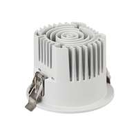 Spot LED COB encastré 12W 20W 35W, plafonnier LED de type fixe, projecteur LED encastré