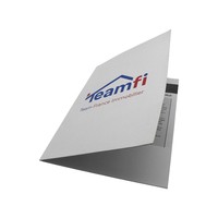 Porte-documents de présentation pour la recherche académique de qualité supérieure, en papier avec impression UV, avec emplacement intégré pour cartes de visite, pour conférences