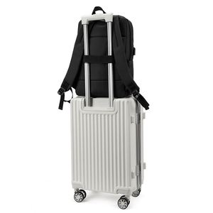 2022 Nueva Bolsa trasera para computadora gris mochila para computadora portátil de 14 pulgadas para negocios - Product Image 5