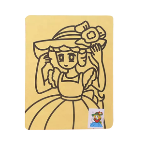 Çocuklar için prenses yaratıcı kum sanat Sticker Set çizim oyuncaklar kağıt modeli IN53866 yapılır - Product Image 1