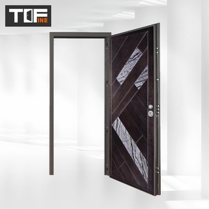 Porte de sécurité en acier galvanisé simple, design moderne et élégant en acier inoxydable, pour la maison, Indonésie - Product Image 6