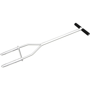 Aérateur <span class=keywords><strong>de</strong></span> <span class=keywords><strong>pelouse</strong></span> JH-Mech personnalisé, robuste, à double griffe, à pédale, à longue tige, à dents creuses, pour utilisation debout - Product Image 1