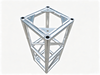 Structure triangulaire en aluminium, treillis carré en alliage 6061-T6 pour éclairage de scène et toiture