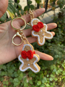 Crochet pain <span class=keywords><strong>d</strong></span>'épice homme <span class=keywords><strong>lapin</strong></span> jouets tricoté plante fruits légumes fleur Animal dessin animé jouets en peluche fil crochet poupée pendentif tricot - Product Image 2